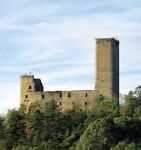 Blick auf die Burgruine Ehrenstein