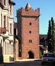 Blick von der Darrtorstra�e auf das Darrtor