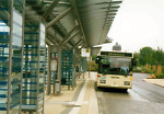 Bushaltestelle am Saalfelder Bahnhof