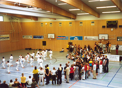 Judo-Sportler in der Dreifelderhalle