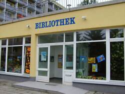 Blick auf Bibiliothek Gorndorf
