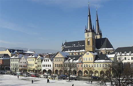 Winterbild - Johanneskirche + Liden in Wintersonne Winterbild - Johanneskirche + Liden in Wintersonne