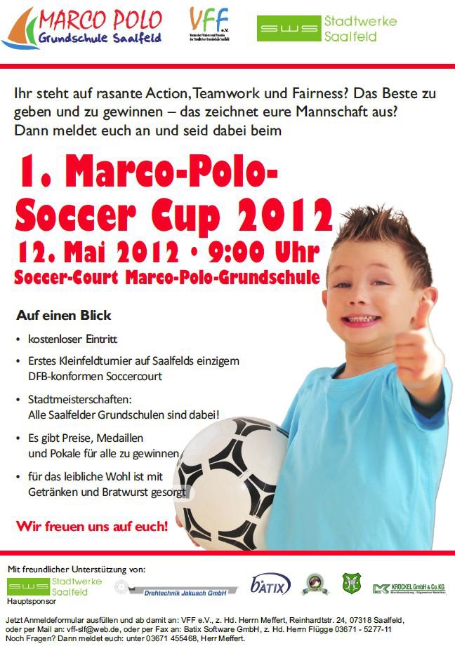 2012 Plakat Soccer-Cup Marco Polo