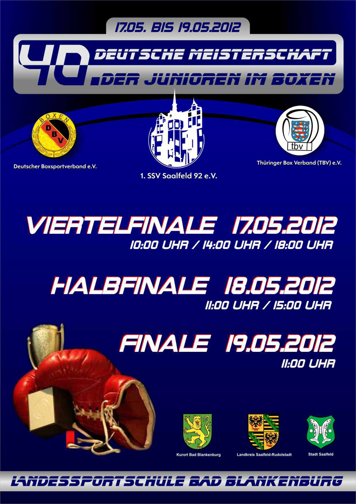 2012 Plakat 40 DM Boxen