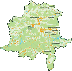 Karte Landkreis Saalfeld-Rudolstadt