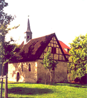 Blick auf die Martinskapelle in der N�he des Meininger Hofes