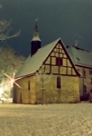 Kapelle Aue im Berg im Winter