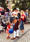 Saalfelder Stadtgarde auf dem Detscherfest
