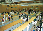 Wettkampf in der Drei-Felder Halle in Saalfeld-Gorndorf