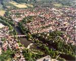 Luftbildaufnahme von Saalfeld