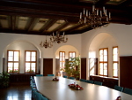 Blick in den Sitzungssaal des Rathauses