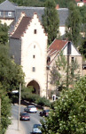Blick vom Darrtor auf das Saaltor