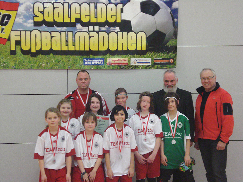 Thür. Meisterschaften 12.02.2011, Vizemeister Saalfelder Fußballmädchen