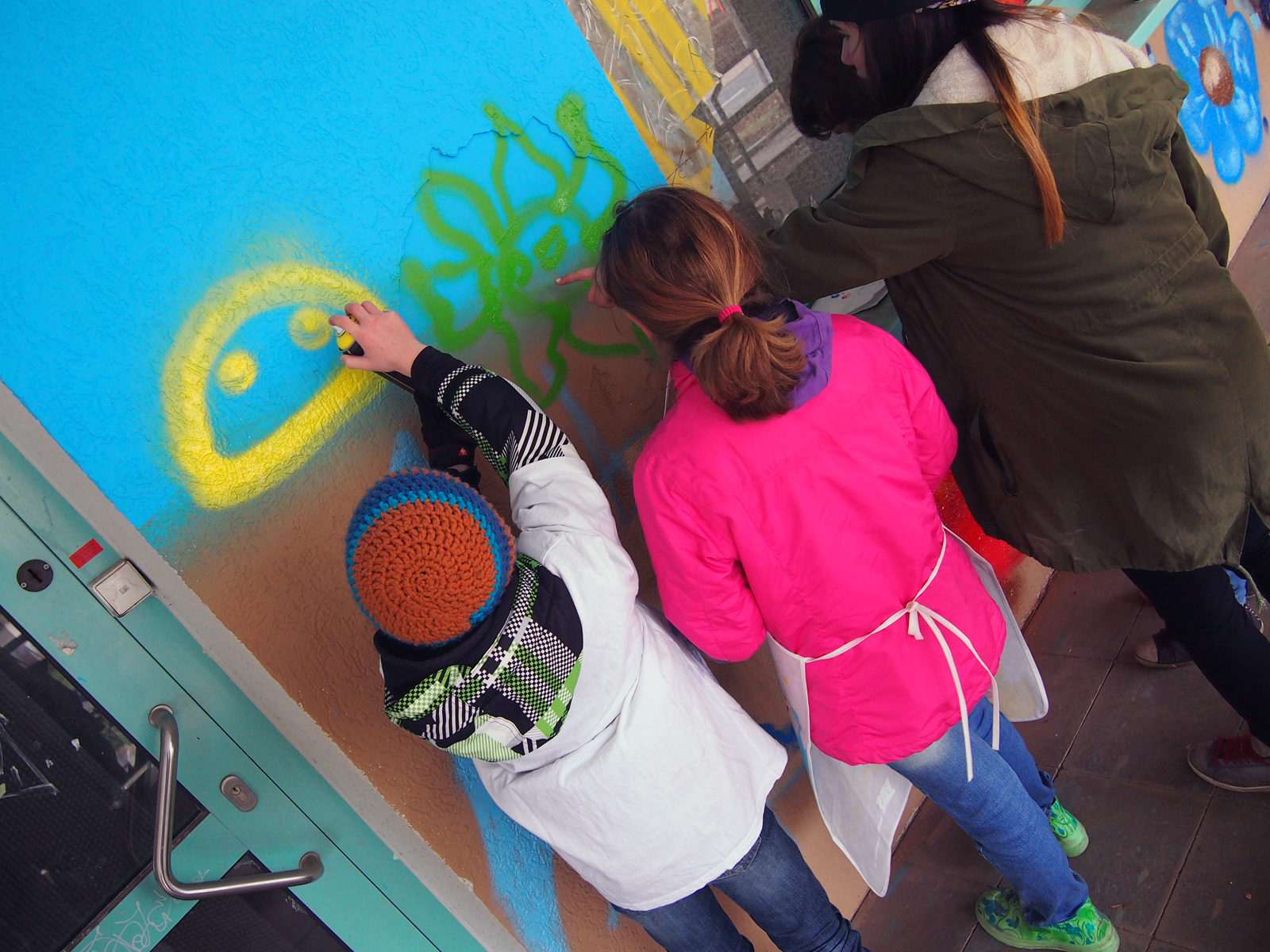2016-03-14 Graffitiaktion Sokolov 1