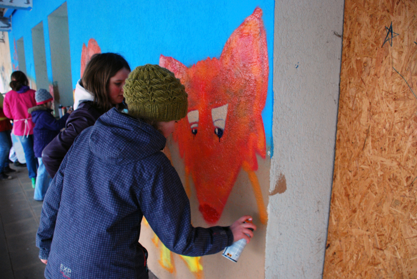 2016-03-14 Graffitiaktion Sokolov 1