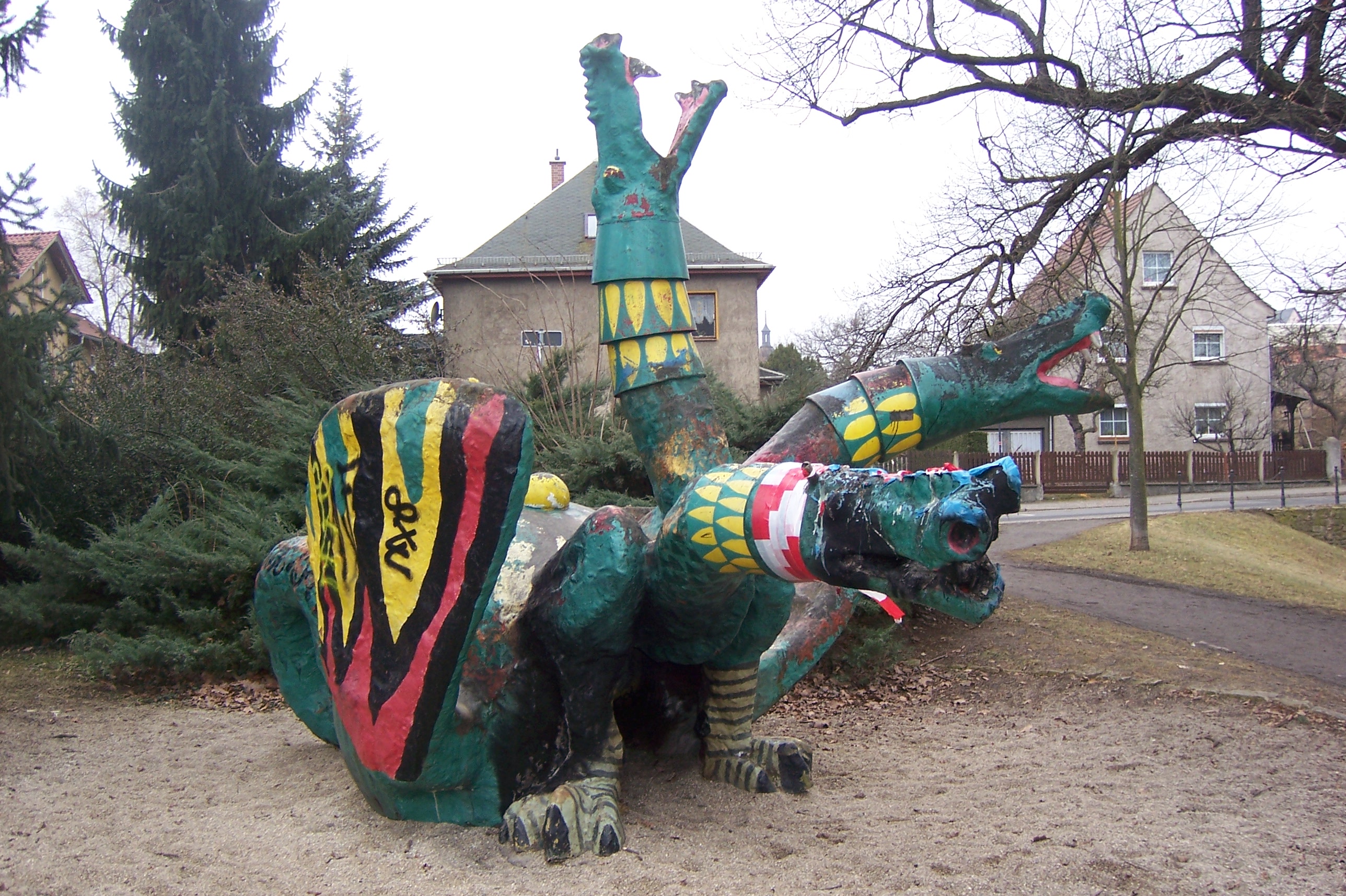 2017-02-07 Drachen beschädigt